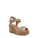 Adario Ankle Strap Platform Wedge Sandal