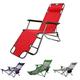 Heavy Duty Outdoor Camping Folding Chaise Lounge Chairs for Outside Quality Thick Steel Adjustable Lawn Loungers Camp Cot for Tanning