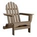 DuroGreen Folding Adirondack Chair Made with All-Weather Tangentwood Oversized High End Patio Furniture for Porch Lawn Deck or Fire Pit No Maintenance USA Made Weathered Wood