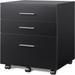 3 Drawer File Cabinet - 15.4"D x 18.5"W x 25.6"H