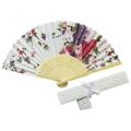 Antique Folding Fan With Exquisite Cherry Colored Ding Deer Hunting Decorations For Party Hand Fan Favors Paper Crepe Flower Bear Decorations For Party Large 3D Paper Flowers Decorations For Wall