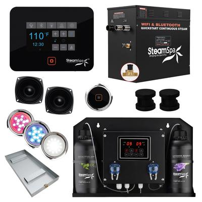 SteamSpa BKT1050-ADP Black Series WiFi and Bluetooth 10.5KW Quickstart