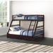 ACME Jason Bunk Bed with Safety Guardrail & 2 Drawers, Bedroom Superior Quality Bunk Bed Wooden Bed Frame for Kids Teens