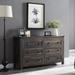 Modern Farmhouse 6-Drawer Double Dresser Chests For Bedroom