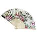 Vintage Bamboo Folding Hand Held Flower Fan Chinese Baby Sprinkle Decorations For Boy Boos And Booze Party Decorations Flower Ceiling Decorations Tissue Flowers Decorations Paper Fans Handheld Bulk