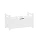 Wooden Kids Toy Storage Box with Flip-Top Lid,White