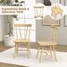 Costway Dining Chairs Set of 2 Windsor Chairs Wood Armless Chairs with - See Details