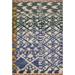 All-Over Trellis Moroccan Indian Accent Rug Hand-Knotted Wool Carpet - 2'0"x 3'0"