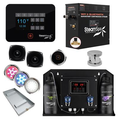 SteamSpa BKT900-ADP Black Series WiFi and Bluetooth 9KW Quickstart