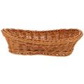Oahisha Tabletop Fruits Basket Breads Basket Fruit Basket Kitchen Food Serving Holder Imitation Rattan Basket
