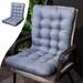 Chair Cushion High Back Rocking Chair Cushion Outdoor Seat Back Chair Cushion Sunscreen and Fade-Resistant Blue