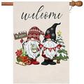 Seasonal Garden Flags Set of 12 Double Sided Burlap 12.5 x 18 Inch Fall House Flag Garden Flags for Outside Fall Garden Flags Halloween Garden Flags Thanksgiving Garden Flag Christmas Gar