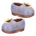 Decor Bonsai Pots Ceramic Succulent Planters Pot Shoes Shaped Flowerpot Shoe Succulent Flower Pot Small Ceramics