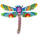 Gifts Home Decor Dragonfly Decor Dragonfly Outdoor Decor Dragonfly Wall Art Decor Dragonfly Wall Decoration Gift Decorate Purple Iron