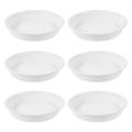 6 Pack Plant Saucers Flower Pot Drip Trays for Indoor/Outdoor Round Plastic Plant Pot Saucer Plants Garden Saucers Plant Pot Saucer Trays for Household Plants (12 Inch White)