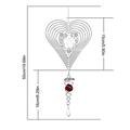 Beautiful Crafts Heart-Shaped Wind Outside Wind Chimes For Loss Of Loved One Light Up Wind Chimes Solar Powe Friend Wind Chimes Wind Chimes Sympathy Solar Wind Chimes Changing Colors Hummingbird