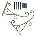 2 Pcs Hanging Basket Decorative Hook Coat Hangers Wall Hanger Hanging Rack Swag Hook Modern Planter Bracket Hanging Hook