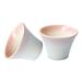 2pcs Ceramic Egg Cups Plates Breakfast Serving Ceramic Egg Stand Holders with Spoon Rest for Boiled Eggs