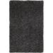 Feizy Stoneleigh Modern Solid Black/Gray 8 x 10 Area Rug Stain Water Resistant Pet & Kid Friendly Luxury & Glam Design Carpet for Living Dining Bed Room