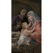 Holy Family Paper Catholic Prayer Holy Card with Blank Back Pack of 100