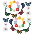 39 Pcs Costume Accessories Hats Decoration Sew on Patches for Backpacks Fabric Flowers for Dresses Small Iron on Patches Iron on Patches Vintage Embroidered Cloth Patch Vintage Embroidered Polyester