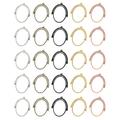 25 Pcs Rotating Alloy Bezel Jewlery DIY Jewelry Bezel Resin Open Back Bezel Pendants Hollow Bezel Molds