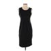 Grace Karin Casual Dress - Sheath: Black Solid Dresses - Women's Size Small