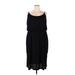 Old Navy Casual Dress - High/Low: Black Solid Dresses - Women's Size 3X Plus