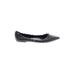 Valentino Flats: Black Solid Shoes - Women's Size 38 - Pointed Toe