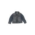 Joe's Jeans Denim Jacket: Blue Print Jackets & Outerwear - Kids Girl's Size 3