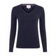 Womens Elite V-Neck Jumper Navy