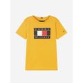 Tommy Hilfiger Boys Organic Cotton Global Stripe Flag T-shirt Size 3 Yrs