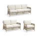 Atwood Seating Replacement Cushions - Lounge Chair, Solid, Vsta Boucle Alabaster, Standard - Frontgate