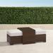 Palermo Coffee Table with Nesting Ottomans in Bronze Finish - Rain Seaglass - Frontgate