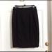 Burberry Skirts | Burberry London Black Wool Pencil Skirt Size 8 | Color: Black | Size: 8