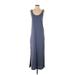 H&M Casual Dress - Maxi: Blue Dresses - Women's Size Small