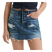 American Eagle Outfitters Skirts | American Eagle Outfitters | Womens Size 2 | Festival Distressed Denim Mini Skirt | Color: Blue | Size: 2