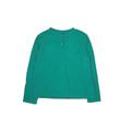 Lands' End Fleece Jacket: Teal Print Jackets & Outerwear - Kids Boy's Size 10