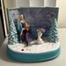 Disney Holiday | Disney Frozen Animated Christmas Holiday Table Top Decor Lights Music Anna Olaf | Color: Blue/White | Size: Os