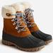 J. Crew Shoes | J. Crew Perfect Winter Boots With Sherpa In Size 8 Weatherproof - New | Color: Tan | Size: 8