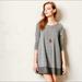 Anthropologie Dresses | Anthro Puella Savant Herringbone Swing Dress S | Color: Black/Gray | Size: S