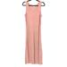 Athleta Dresses | Athleta Women's Size Medium Well Rested Rib Sleep Tank Dress Midi Pink New | Color: Pink | Size: M