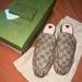 Gucci Shoes | Gucci Princetown Jumbo Gg Women’s Slipper Size 40 | Color: Brown/Tan | Size: 10