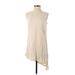 H By Halston Casual Dress - High/Low: Ivory Dresses - Women's Size 2