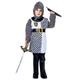 SATCOP Kid Boys Medieval Knight Warrior Sword Costume Infant Lancelot Cosplay Crusader Hooded Outfit Armor Vest Coat Pants For Children