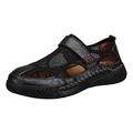 YUHAOTIN men's Sandals 2023 Men's New Summer Breathable Beach Shoes Hollow Mesh Sandals Mens Sandals Size 8 Closed Toe Sandals For Men Uk Mens Sandals Size 8 Leather Men's Leather Sandals Men Sandals