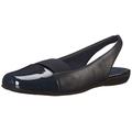 Trotters Women's Sarina Ballet Flat, Navy/Navy, 7 UK