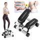 Stepper Fitness Aerobic, Mini Twist Stepper with Adjustable Resistance Band, Multifunction Household Exercise Machine, Leg Climbing Stepper for Home and Office Exercise Efficency