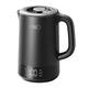 Bear 1.7L Electric Kettle with 6 Temperature Settings, 1800-2200W, Microprocessor Touch Panel, BPA Free, Dry Boil Protection, Black Electric Kettle,Fast Boiling Water Heater for Tea, Coffee, and Milk