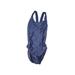 Speedo One Piece Swimsuit: Blue Print Swimwear - Women's Size 10